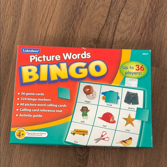 Lakeshore Other - Lakeshore Picture Words Bingo Ages 4+